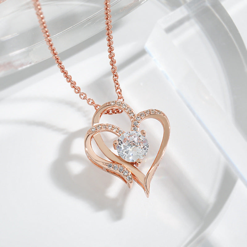 Stylish and Beautiful Love Personalized Heart-shaped Necklace