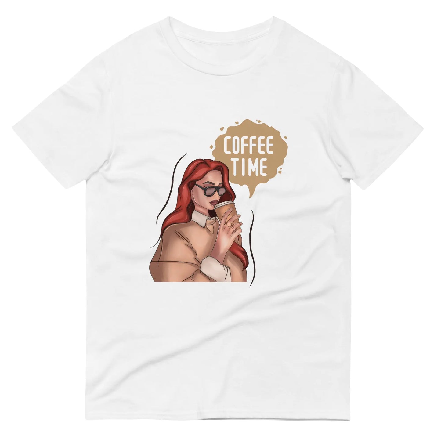 Coffee Time T-shirt - Wear Your Love for Coffee in Style - Comfortable and Trendy Casual Tee - Darkness Of The Twilight Moon