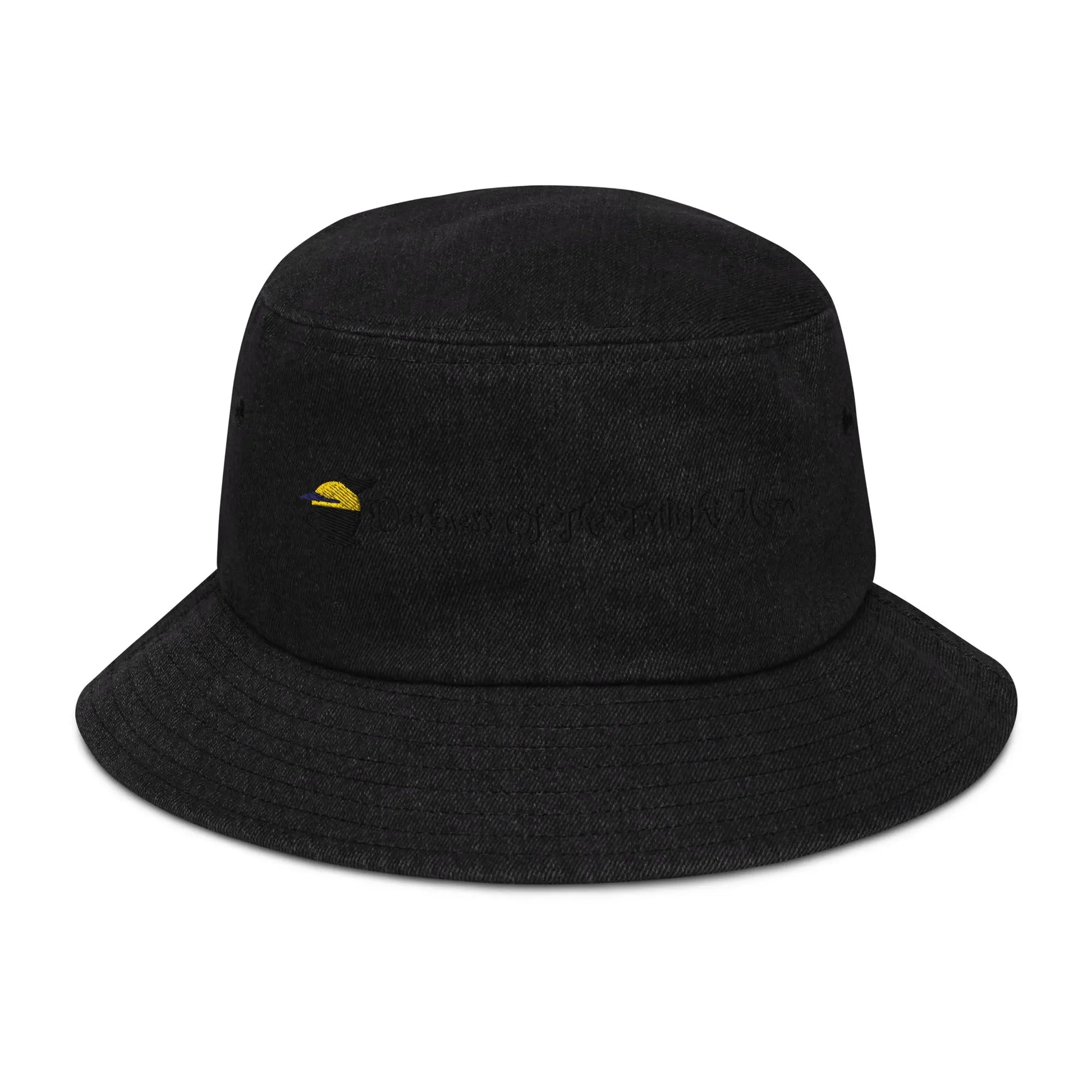 Darkness of the Twilightmoon Denim Bucket Hat - Make a Bold Statement with This Midnight-Inspired Accessory - Stay Stylish and Protected from the Sun - Darkness Of The Twilight Moon