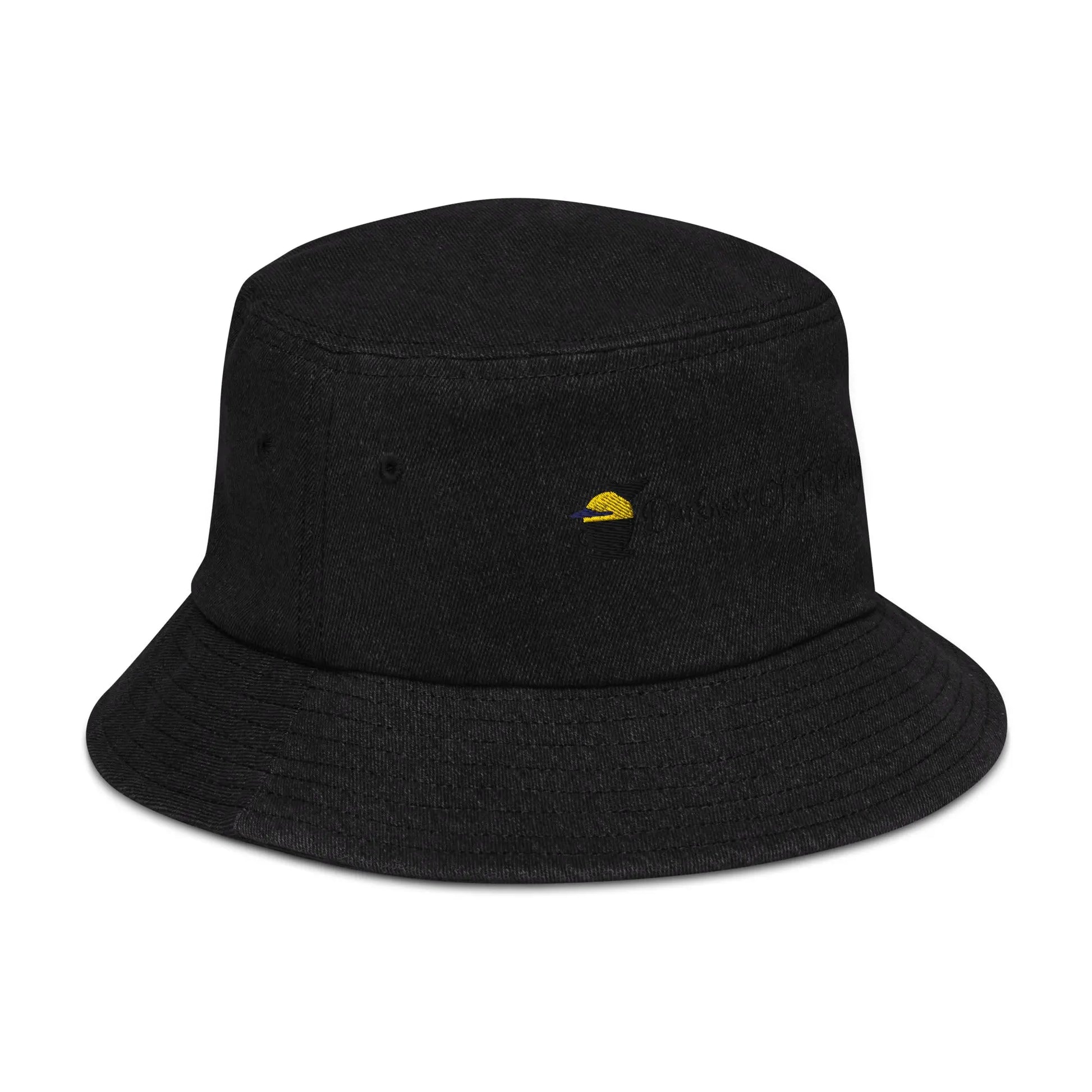 Darkness of the Twilightmoon Denim Bucket Hat - Make a Bold Statement with This Midnight-Inspired Accessory - Stay Stylish and Protected from the Sun - Darkness Of The Twilight Moon