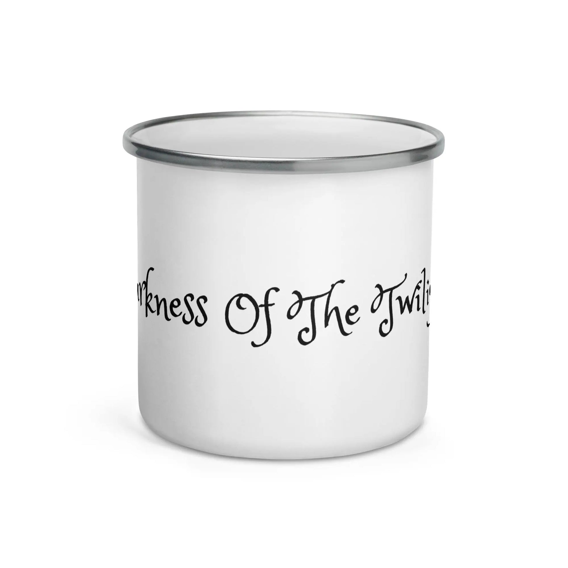 Darkness of the Twilightmoon Enamel Mug - Sip in Style and Durability on Your Next Outdoor Adventure - Darkness Of The Twilight Moon