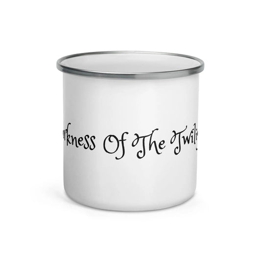 Darkness of the Twilightmoon Enamel Mug - Sip in Style and Durability on Your Next Outdoor Adventure - Darkness Of The Twilight Moon