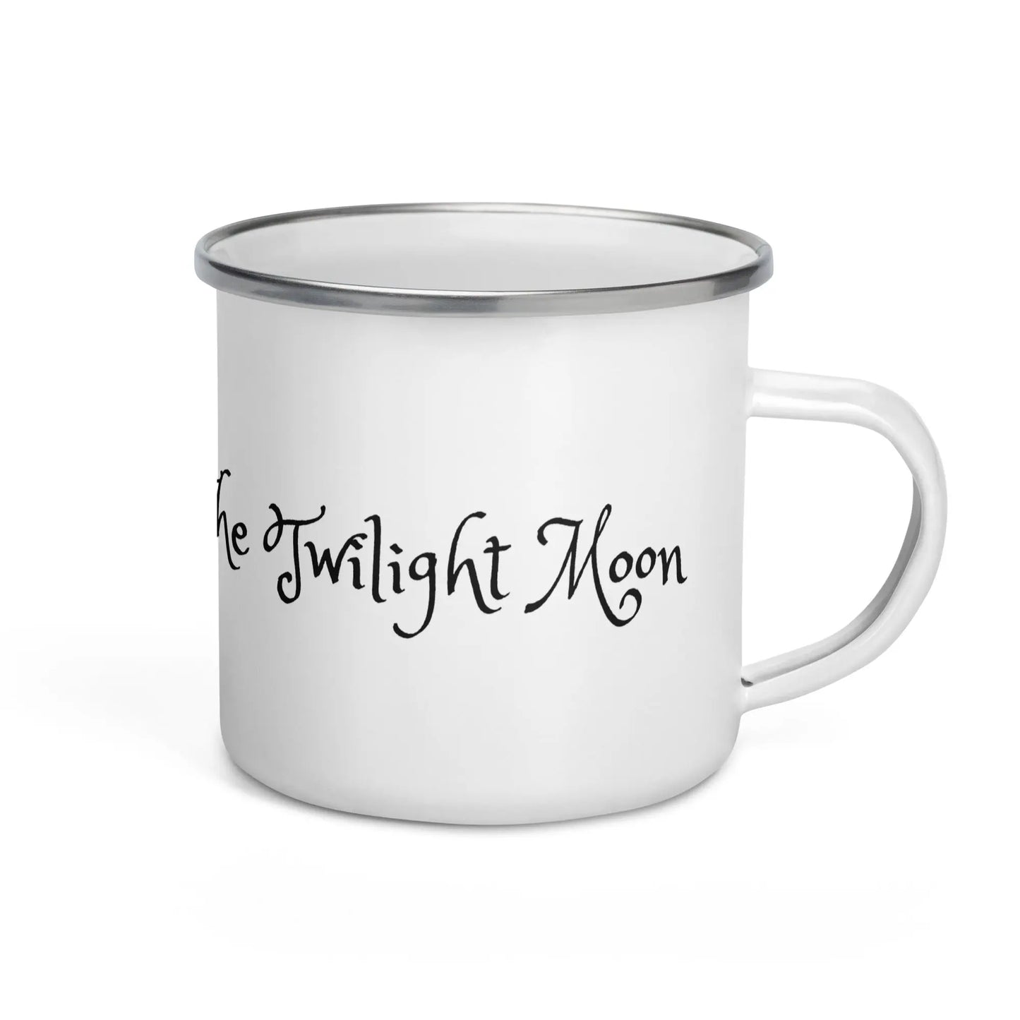 Darkness of the Twilightmoon Enamel Mug - Sip in Style and Durability on Your Next Outdoor Adventure - Darkness Of The Twilight Moon