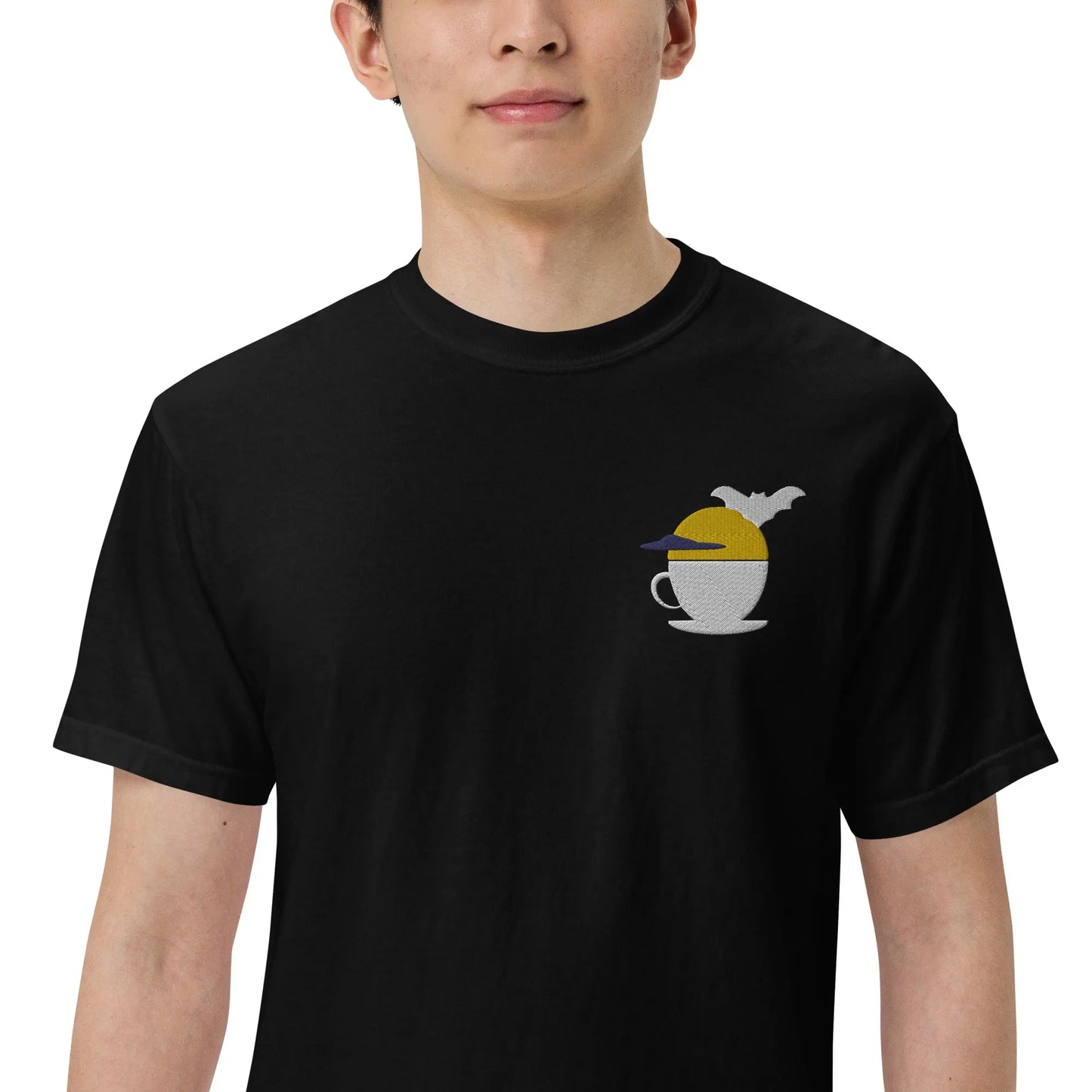 Darkness of the Twilightmoon Men's Garment-dyed T-Shirt - Make a Bold Statement with this Midnight-inspired Design - Ultimate Comfort and Style - Darkness Of The Twilight Moon