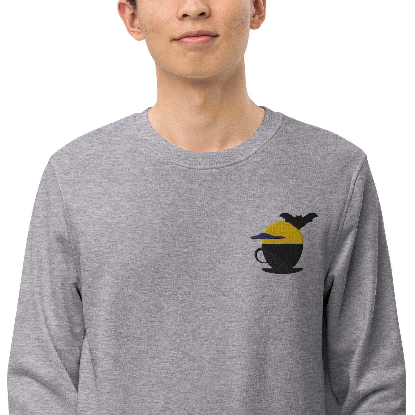 Darkness of the Twilightmoon Unisex Organic Sweatshirt - Bold and Mysterious Midnight-Inspired Design - Sustainable Comfort for Coffee Lovers - Darkness Of The Twilight Moon