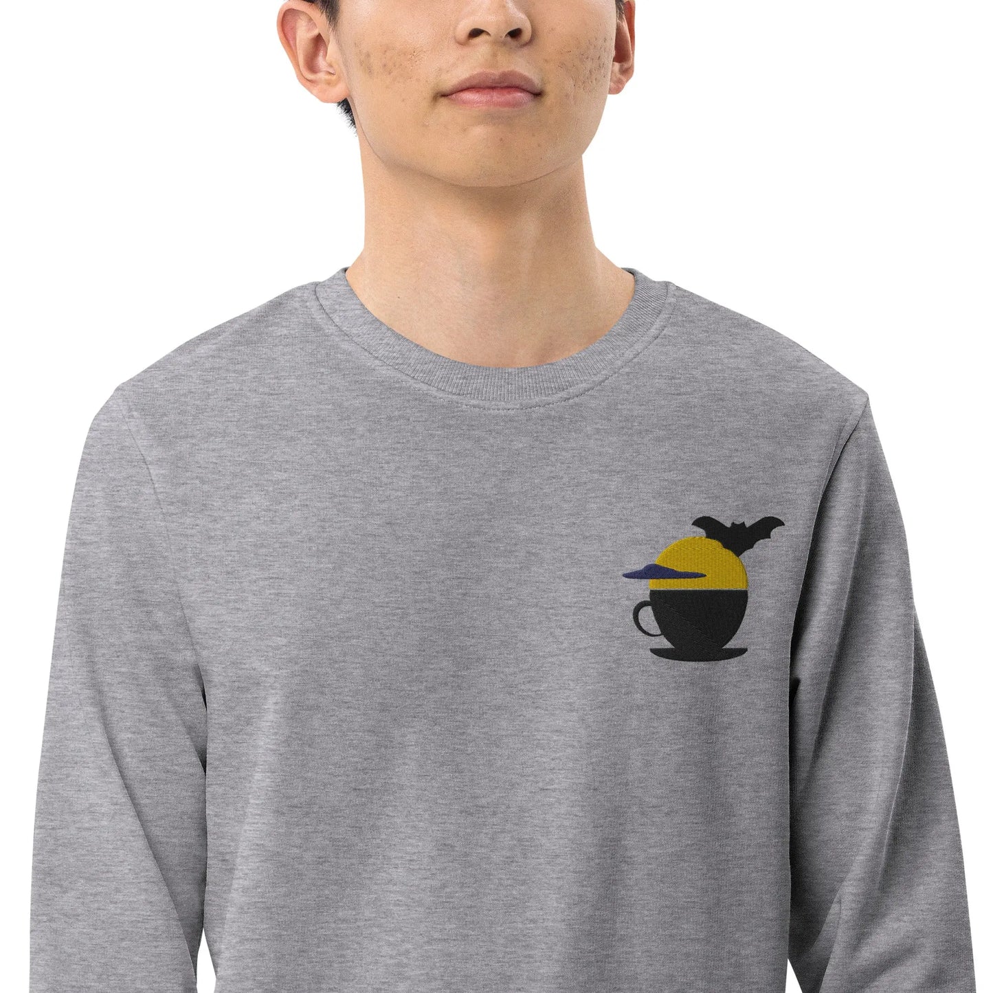 Darkness of the Twilightmoon Unisex Organic Sweatshirt - Bold and Mysterious Midnight-Inspired Design - Sustainable Comfort for Coffee Lovers - Darkness Of The Twilight Moon