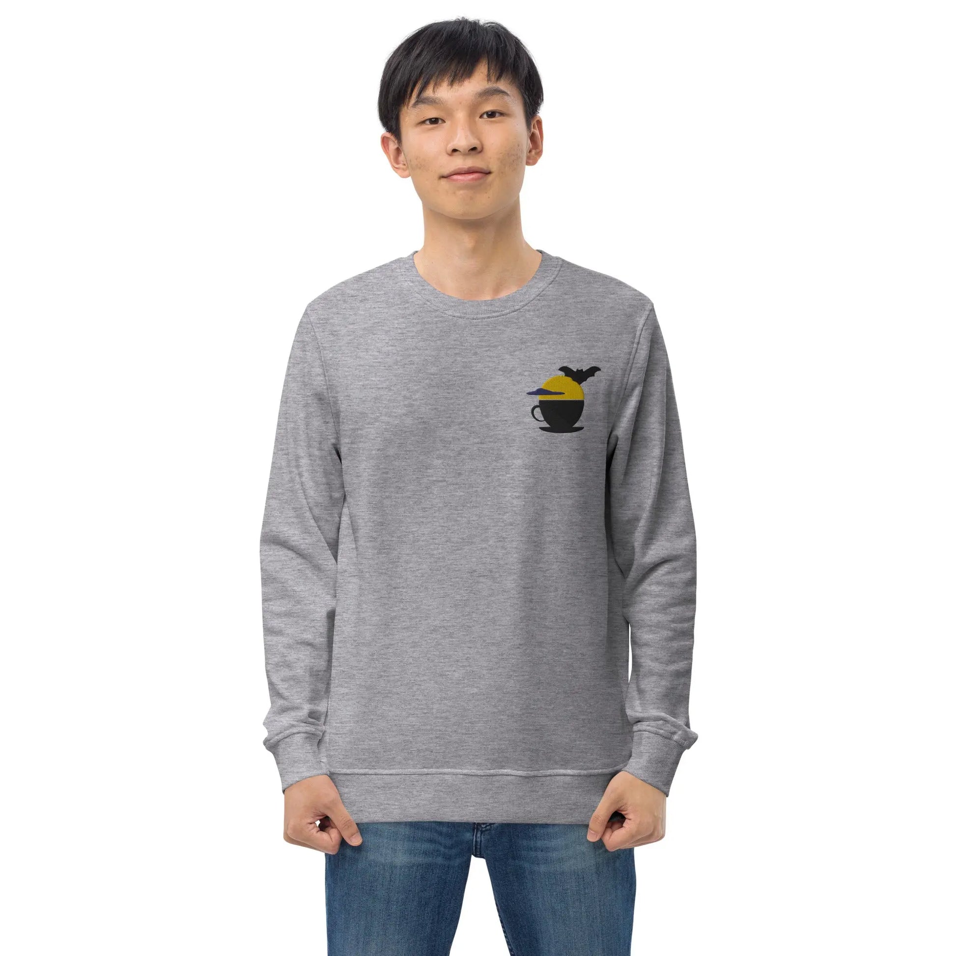 Darkness of the Twilightmoon Unisex Organic Sweatshirt - Bold and Mysterious Midnight-Inspired Design - Sustainable Comfort for Coffee Lovers - Darkness Of The Twilight Moon