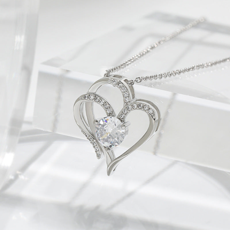 Stylish and Beautiful Love Personalized Heart-shaped Necklace