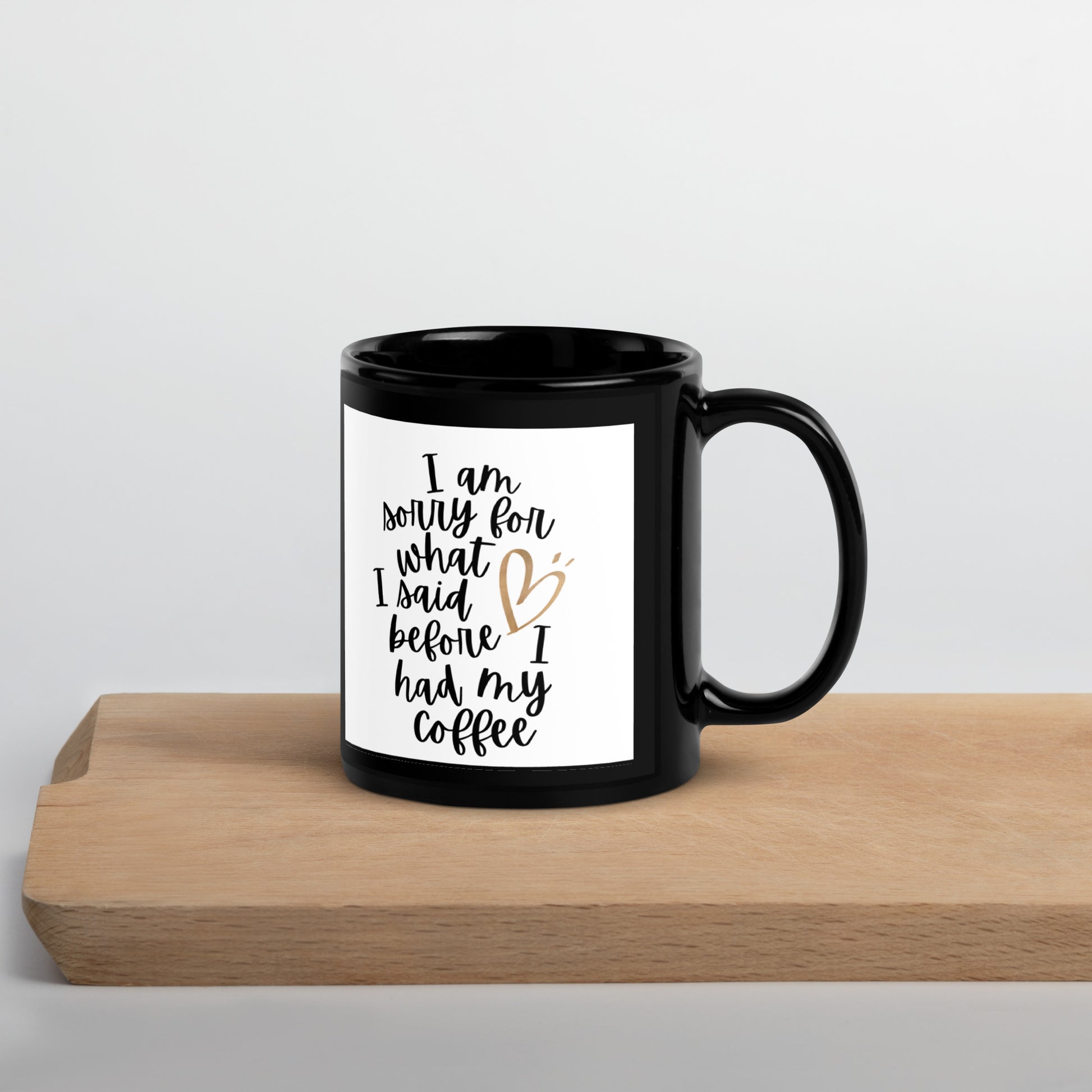 Sorry for what I said before Coffee Mug - Start your day with humor and caffeine boost - Darkness Of The Twilight Moon