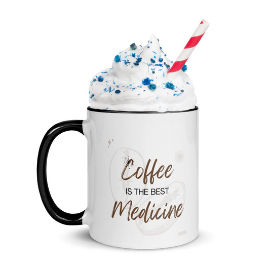 Coffee Is The Best Medicine Mug - Start Your Day with a Heartwarming Message - Energize and Refresh Yourself Every Morning - Darkness Of The Twilight Moon