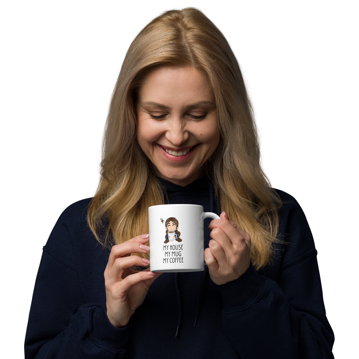 “My House, My Mug, My Coffee” mug you can make your morning routine just that much better! - Darkness Of The Twilight Moon