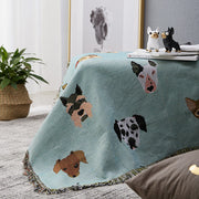 Cotton Cartoon Anime Blanket: Spring & Autumn Air Conditioning Nap Blanket - Size Options: 90*150cm, 130*160cm, 160*220cm - Includes 1 Blanket.