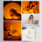 Enhance Your Space with the 2 in 1 Sunset Lamp Air Humidifier