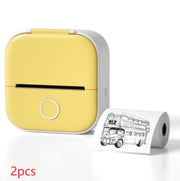 Portable Mini Thermal Label Printer Home Photo Printer