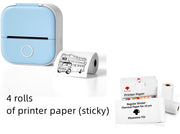 Portable Mini Thermal Label Printer Home Photo Printer