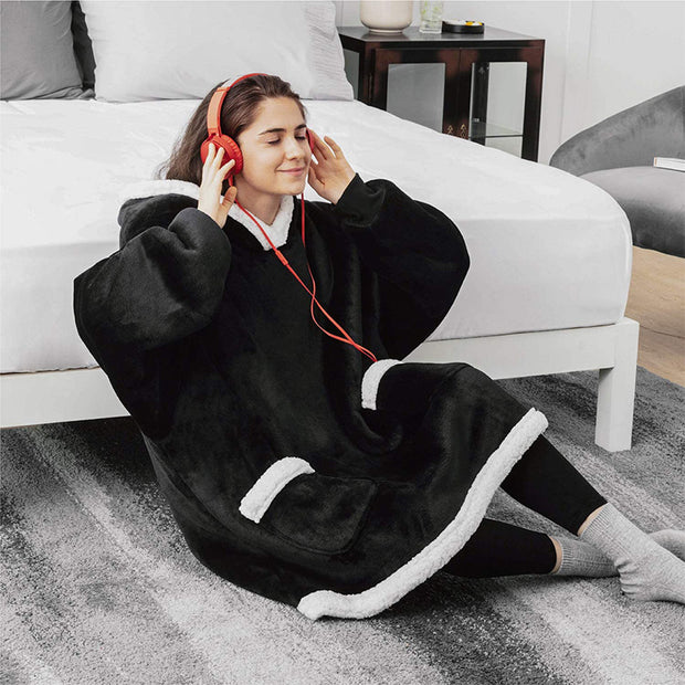 Winter TV Hoodie Blanket: Warm and Cozy at Home