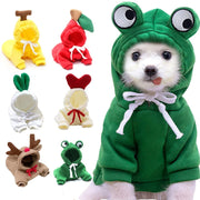 Dog Clothes For Small Dogs Hoodies Winter Warm Fleece