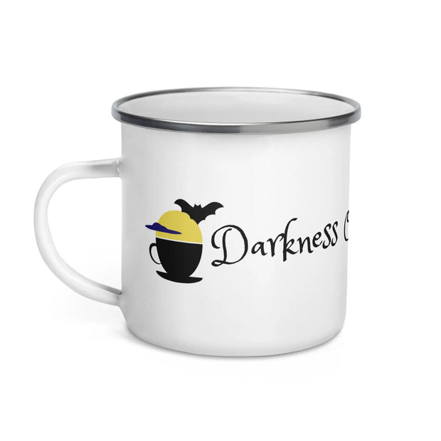 Darkness of the Twilightmoon Enamel Mug - Sip in Style and Durability on Your Next Outdoor Adventure - Darkness Of The Twilight Moon