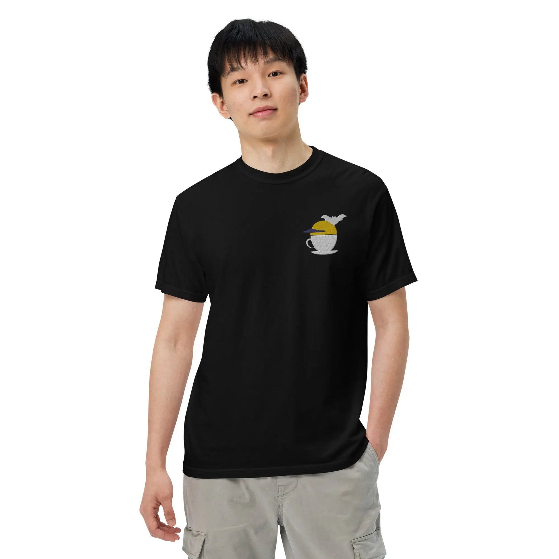 Darkness of the Twilightmoon Men's Garment-dyed T-Shirt - Make a Bold Statement with this Midnight-inspired Design - Ultimate Comfort and Style - Darkness Of The Twilight Moon