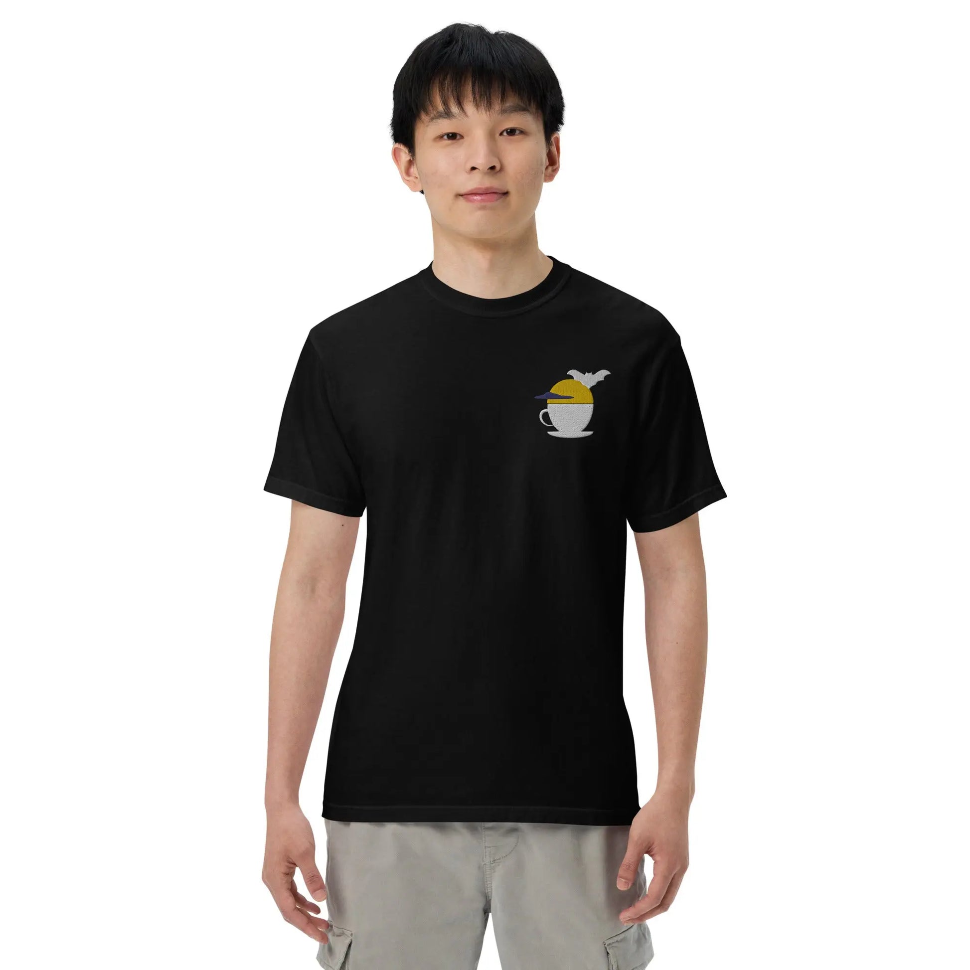 Darkness of the Twilightmoon Men's Garment-dyed T-Shirt - Make a Bold Statement with this Midnight-inspired Design - Ultimate Comfort and Style - Darkness Of The Twilight Moon