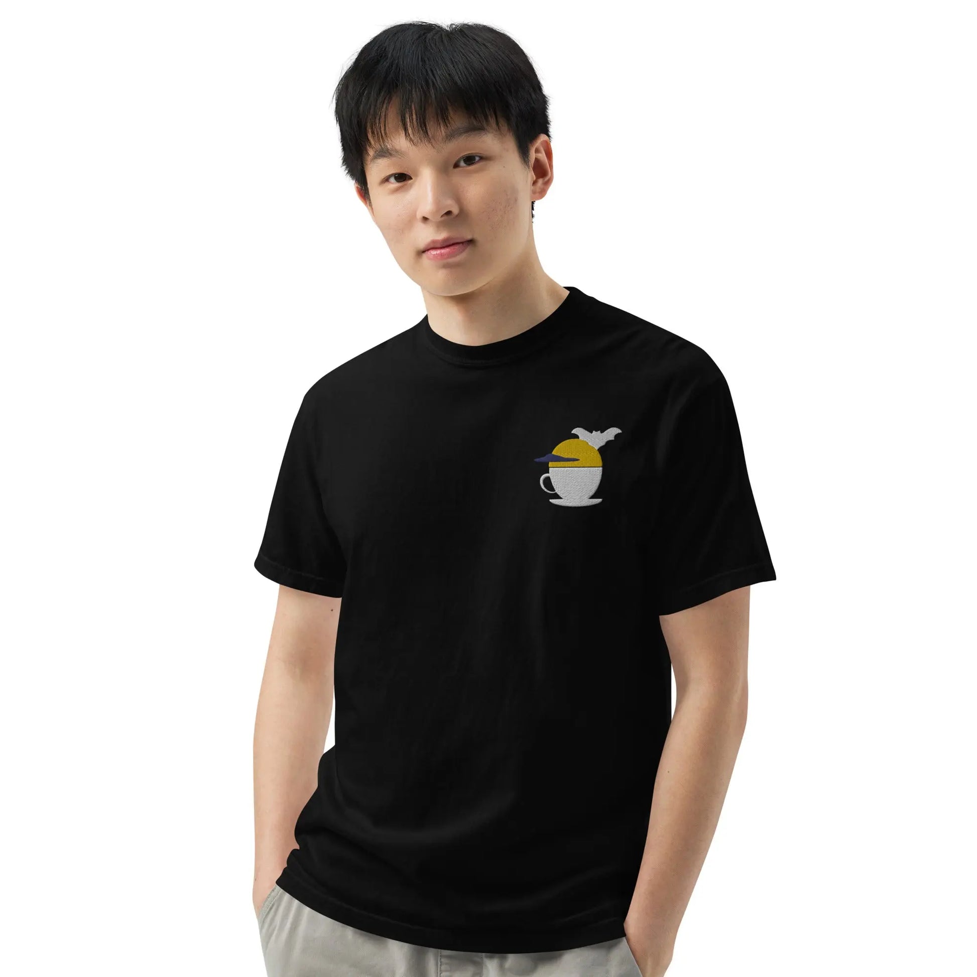Darkness of the Twilightmoon Men's Garment-dyed T-Shirt - Make a Bold Statement with this Midnight-inspired Design - Ultimate Comfort and Style - Darkness Of The Twilight Moon