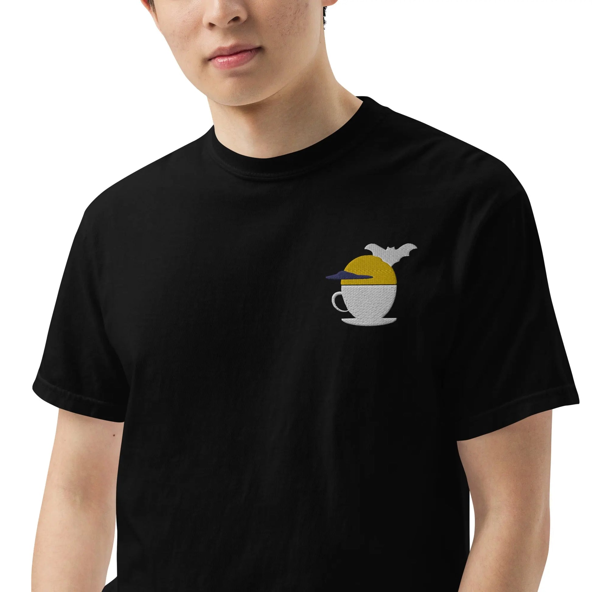 Darkness of the Twilightmoon Men's Garment-dyed T-Shirt - Make a Bold Statement with this Midnight-inspired Design - Ultimate Comfort and Style - Darkness Of The Twilight Moon