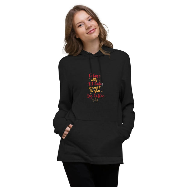 Today's Attitude Unisex Lightweight Hoodie - Show Off Your Love for Coffee in Style - Stay Comfortable All Day - Darkness Of The Twilight Moon