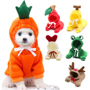 Dog Clothes For Small Dogs Hoodies Winter Warm Fleece