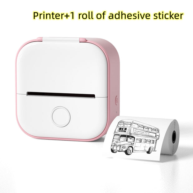 Portable Mini Thermal Label Printer Home Photo Printer