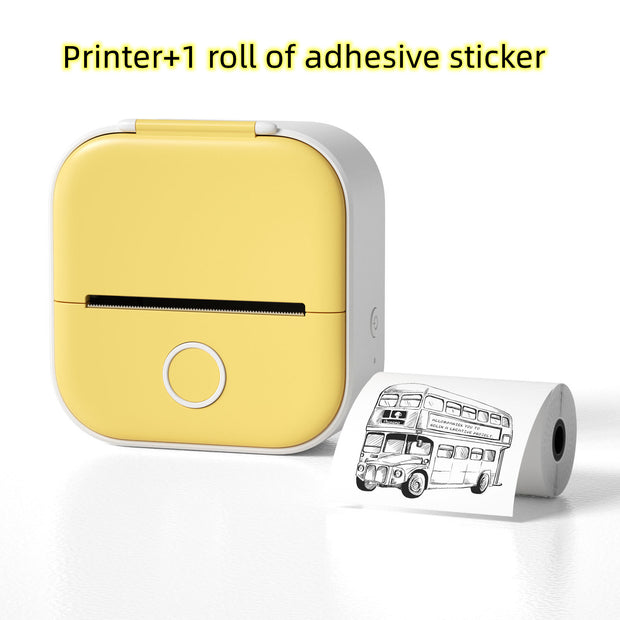 Portable Mini Thermal Label Printer Home Photo Printer