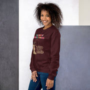 "Merry Christmas I guess, Need more coffee" Unisex Sweatshirt
